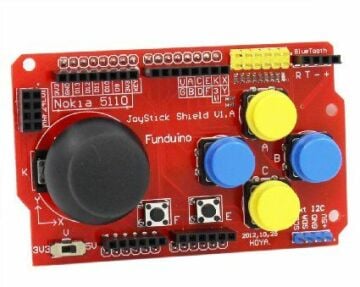 Arduino Joystick Geliştirme Kartı / Joystick Shield