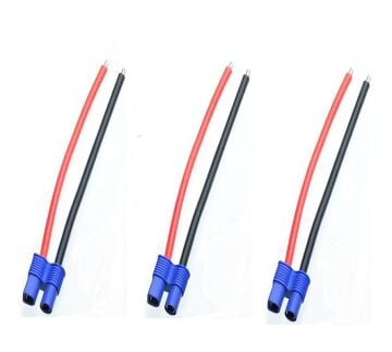 14AWG - Ec3 Dişi Konnektör - 10 cm Silikon Kablo