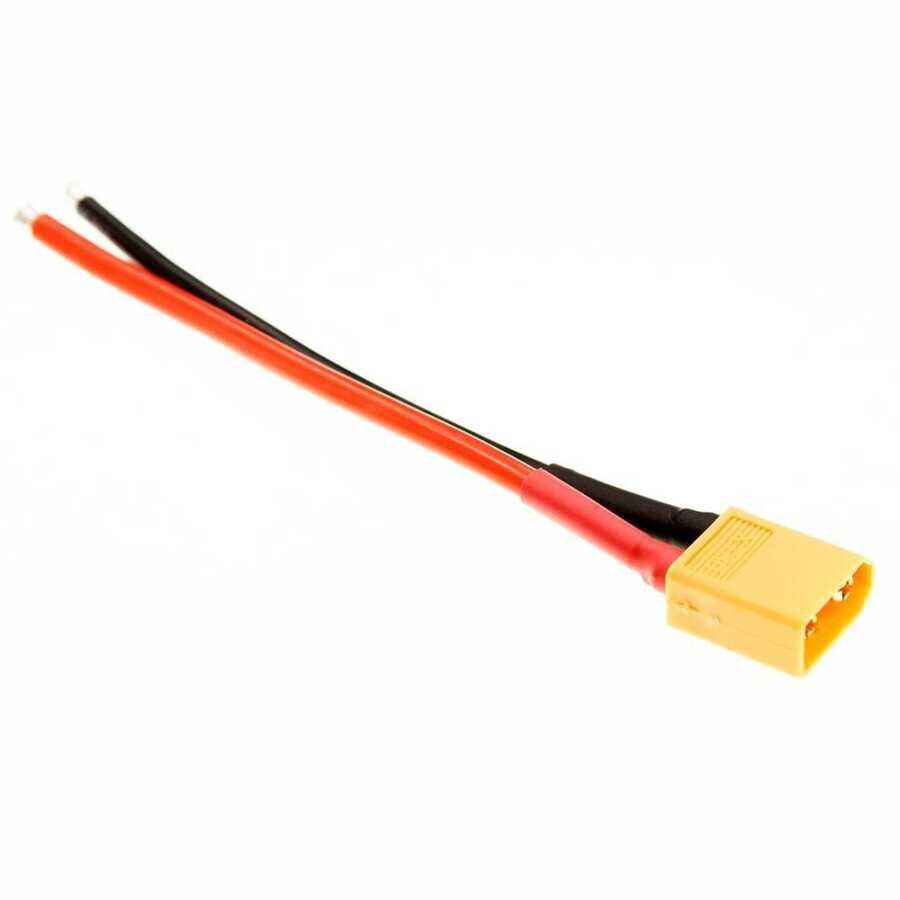 XT60 Erkek Konektör - 10 cm Silikon Kablo