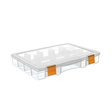 Super-Bag 9'' 12 Bölmeli Power Organizer Kutu 23x15x3.50cm