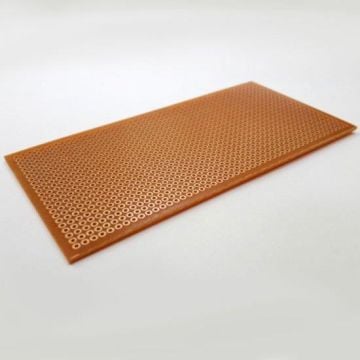 12x12 Cm Delikli Bakır Plaket