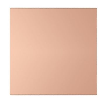 10x10 Cm Bakır Plaket Fr2