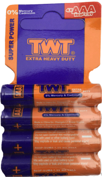 Twt İnce Kalem Pil AAA - 4 Adet