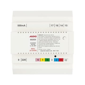 AUDIO AS 202 KAPICISIZ ÇİFT ZİLLİ BASIC SANTRAL (MAX 25D)