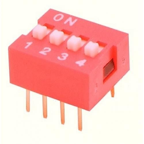 4'lü Dip Switch - 4x2
