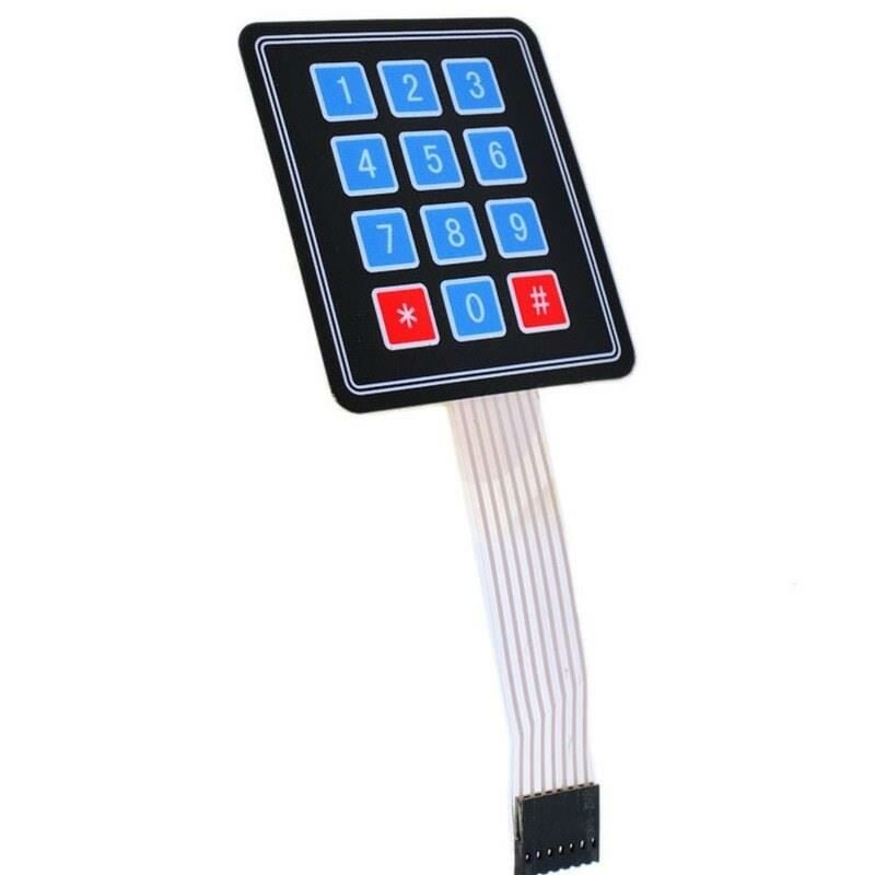 3x4 Membran Tuş Takımı