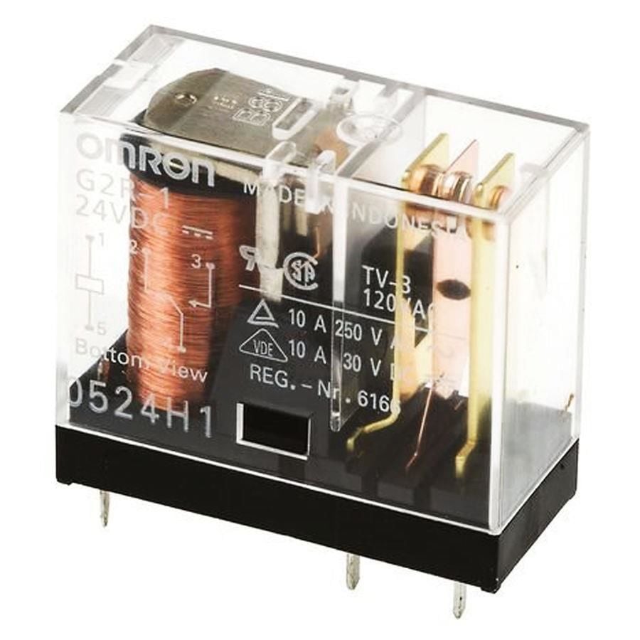 24 V 5 A Çift Kontak Röle - HLS-14F3L-DC24V-C