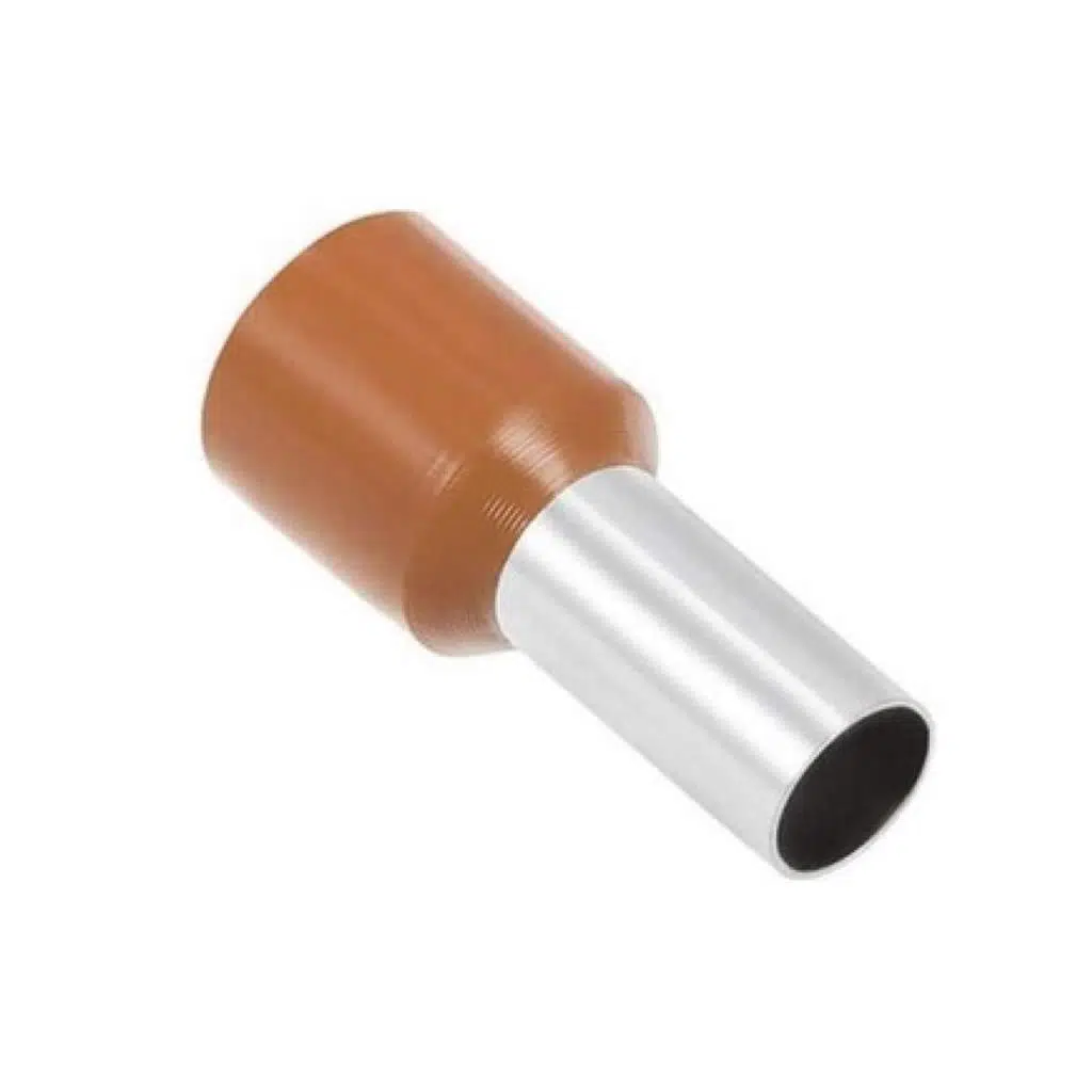 10mm İzoleli Kablo Yüksüğü 100 Adet-Kahverengi