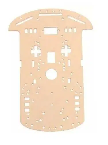 2 wd Pleksi Robot Gövdesi 3mm