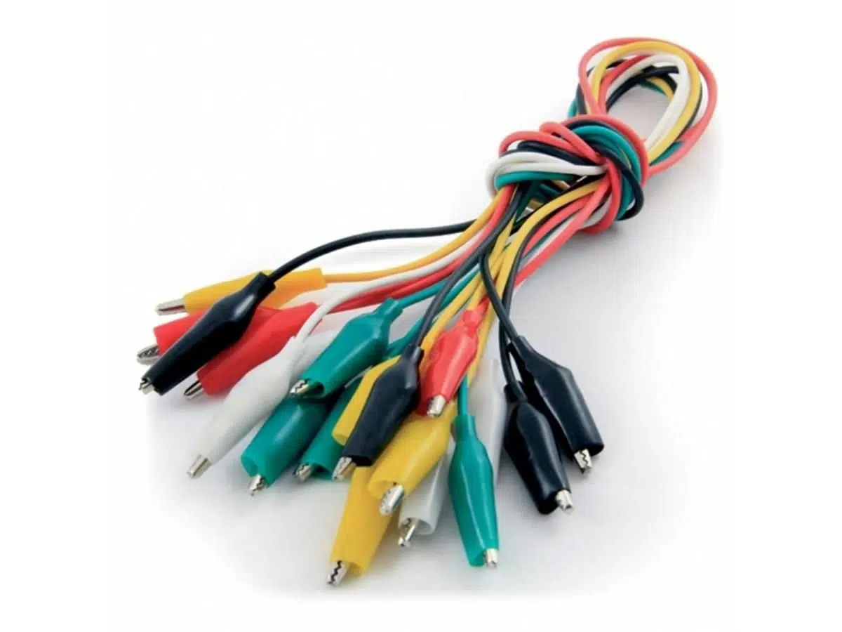 35 mm Küçük Boy Krokodil Kablolu - Çift Taraf Krokodilli