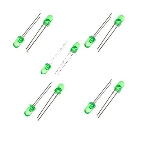5mm Yeşil Led Paketi - 10 Adet