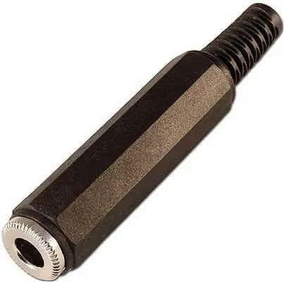 6.3 mm Stereo Uzatma Plastik Dişi Jack