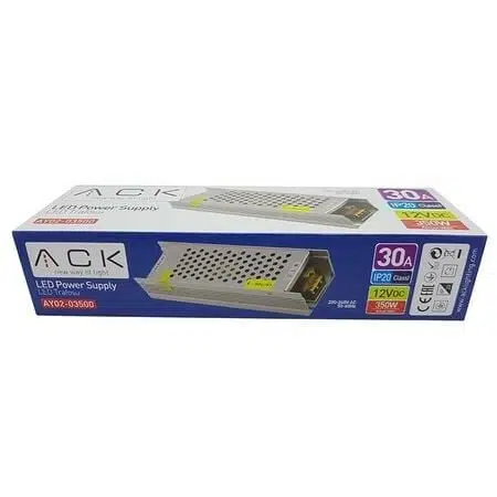 Ack 12v 30a Şerit Led Trafosu