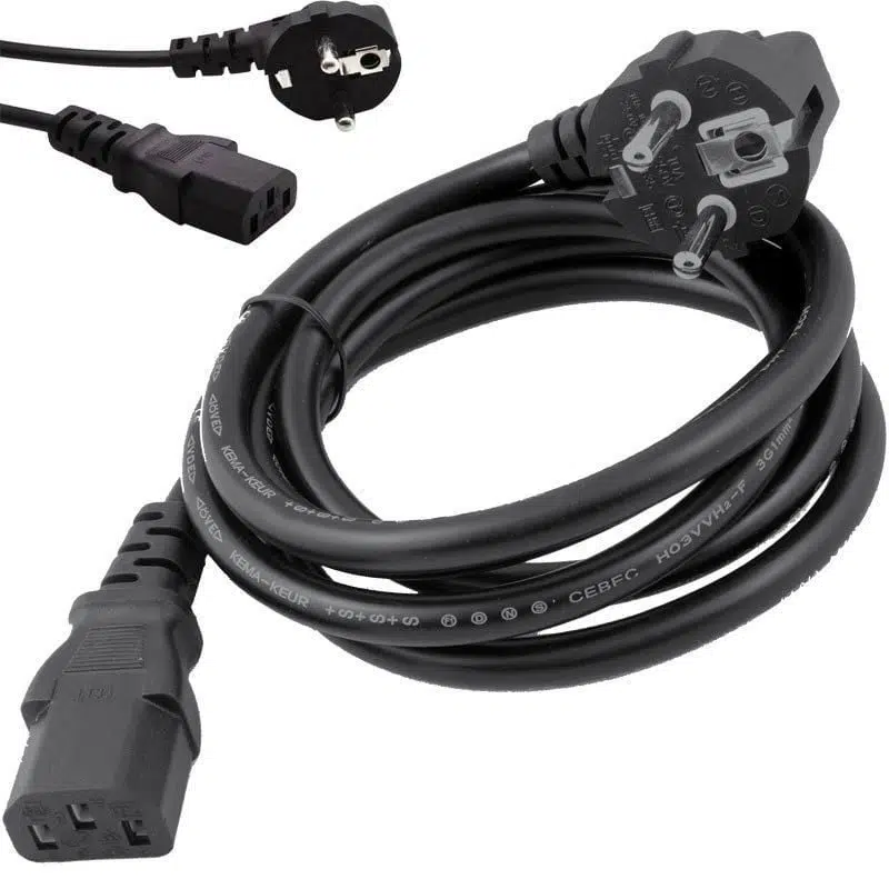 C7 Power Kablo 3x0.75mm 1.5 Metre Standart-Powermaster