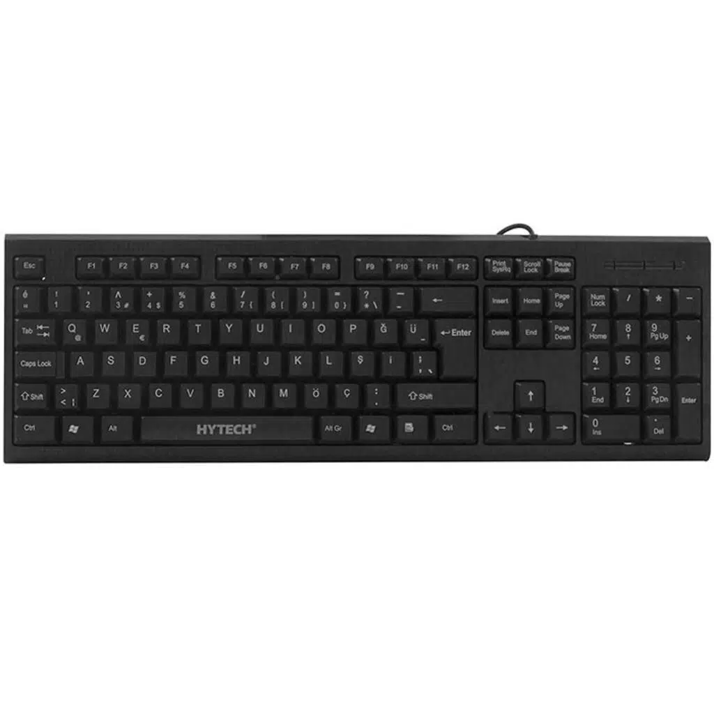 Hytech Siyah Usb Kablolu Standart Q Klavye hyk-44