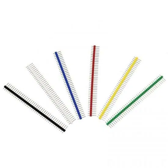 Kırmızı Header Erkek 1x40 Pin - 2.54 mm Tek Sıra
