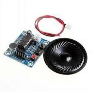 Mini Isd1820 Ses Kayıt Modülü / Sound Recording Module + Hoparlör Hediyeli