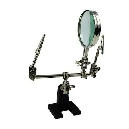 PCB Lehimleme Standı Mercekli Üçüncü El