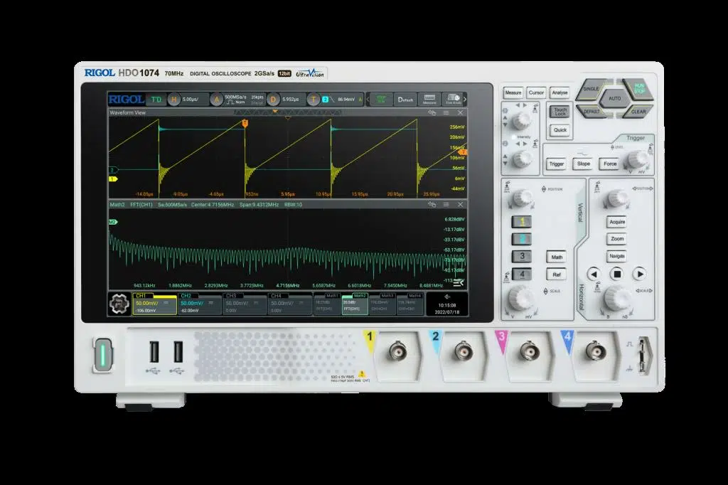 RIGOL DHO1074, 70 MHz, 4 Kanallı, 12 bit Dijital Osiloskop