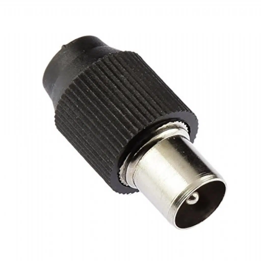 Tv Anten Fişi Erkek-Siyah