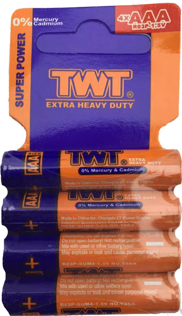 Twt İnce Kalem Pil AAA - 4 Adet