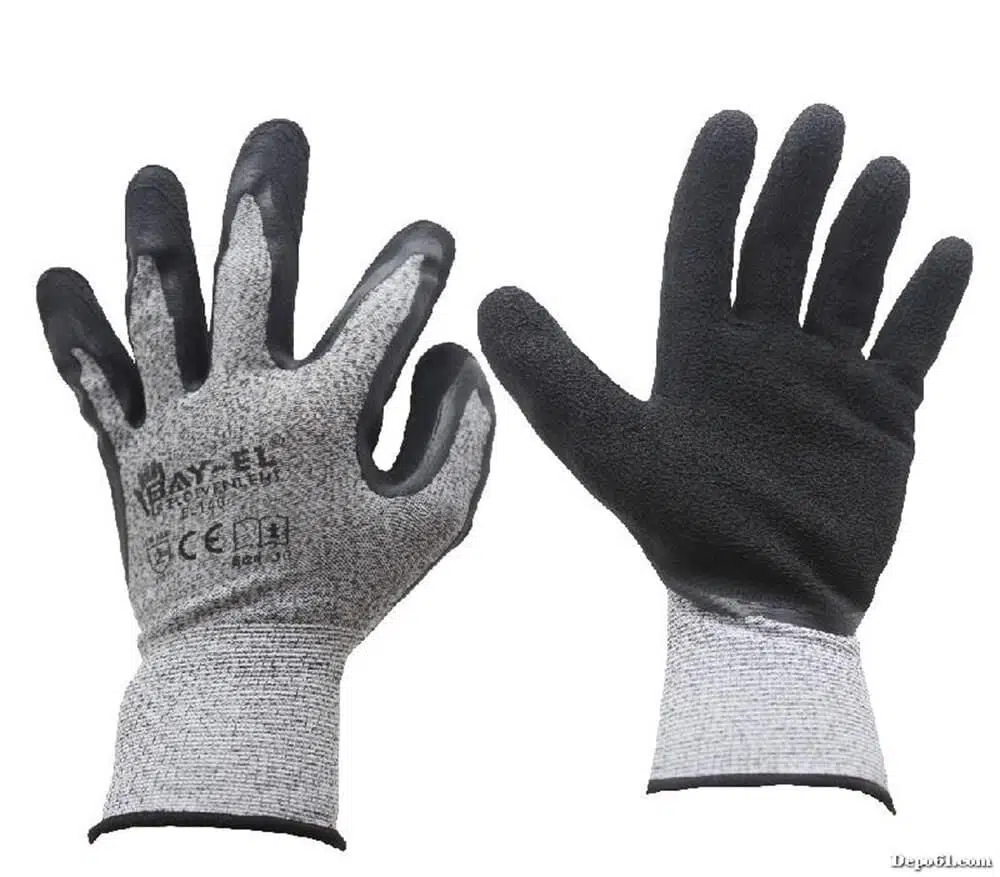 Universal Montaj Eldiven 8802 Siyah 9 No